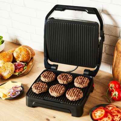 Гриль Tefal прижимний Inicio Classic 2000Вт, темп. режимів-3, метал, чорний (GC272D10)