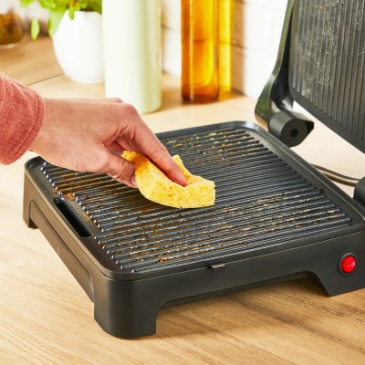 Гриль Tefal прижимний Inicio Classic 2000Вт, темп. режимів-3, метал, чорний (GC272D10)