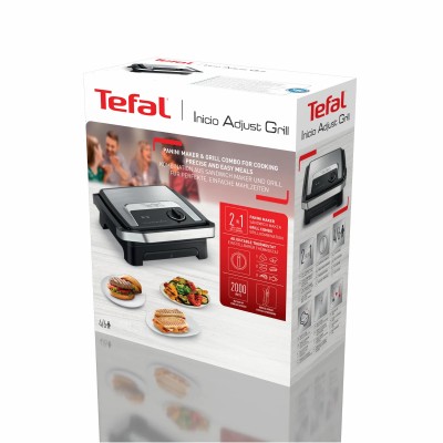 Гриль Tefal прижимний Inicio Classic 2000Вт, темп. режимів-3, метал, чорний (GC272D10)