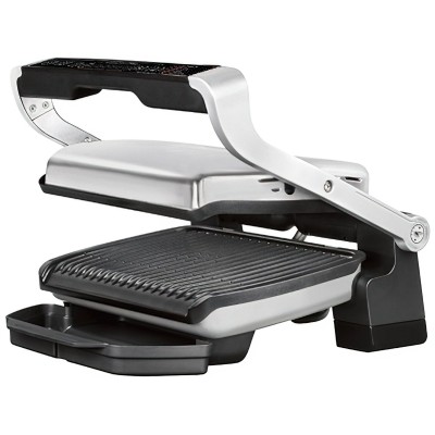 Гриль Tefal притискний OptiGrill+ Initial 2000Вт, темп. режимів-5, знімні пластини, метал (GC706D34)