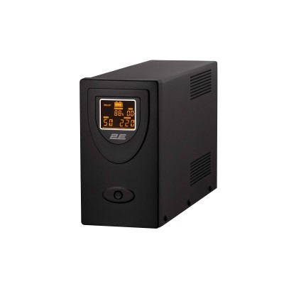 Джерело безперебійного живлення 2E DD2000, 2000VA/1200W, LCD, USB, 2xSchuko (2E-DD2000)