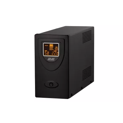 Джерело безперебійного живлення 2E DD2000, 2000VA/1200W, LCD, USB, 2xSchuko (2E-DD2000)
