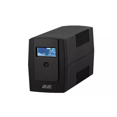 Джерело безперебійного живлення 2E DD850, 850VA/480W, LCD, USB, 2xSchuko (2E-DD850)