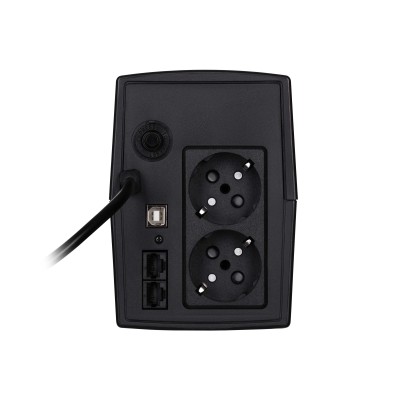 Джерело безперебійного живлення 2E DD850, 850VA/480W, LCD, USB, 2xSchuko (2E-DD850)