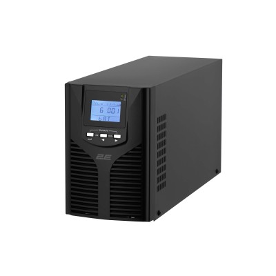 Джерело безперебійного живлення 2E OD2000, 2000VA/1800W, LCD, USB, 3xSchuko (2E-OD2000)