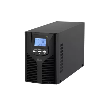 Джерело безперебійного живлення 2E OD2000, 2000VA/1800W, LCD, USB, 3xSchuko (2E-OD2000)