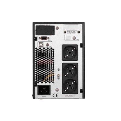 Джерело безперебійного живлення 2E OD2000, 2000VA/1800W, LCD, USB, 3xSchuko (2E-OD2000)