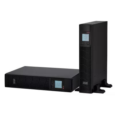 Джерело безперебійного живлення 2E PS1000RT, 1000VA/800W, RT2U, LCD, USB, 2xSchuko+1xC13 (2E-PS1000RT)