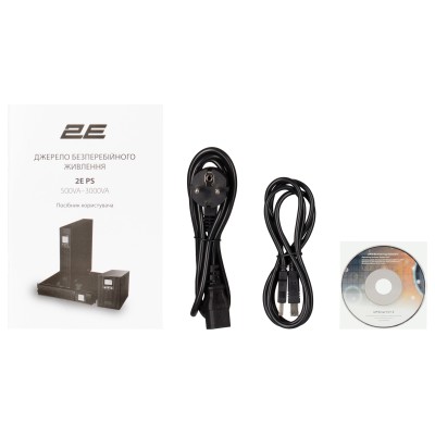 Джерело безперебійного живлення 2E PS3000RT, 3000VA/2400W, RT3U, LCD, USB, 3xC13, 3xSchuko (2E-PS3000RT)