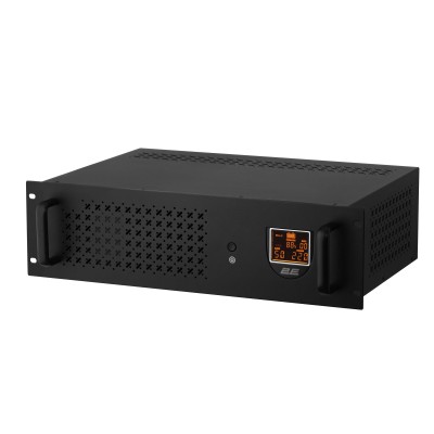 Джерело безперебійного живлення 2E RE1500, 1500VA/900W, RM 3U, LCD, USB, 2xSchuko (2E-RE1500)
