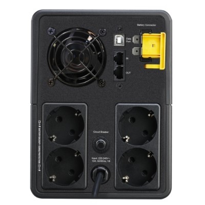 Джерело безперебійного живлення APC Back-UPS 2200VA/1200W, USB, 4xSchuko (BX2200MI-GR)