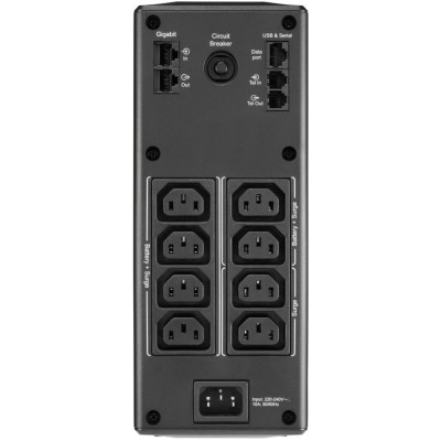 Джерело безперебійного живлення APC Back-UPS Pro 1600VA/960W, LCD, USB, 6+2 C13 (BR1600MI)