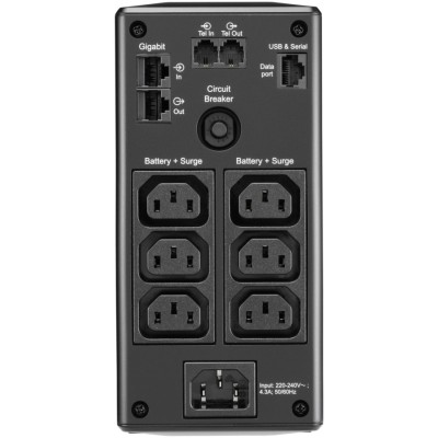 Джерело безперебійного живлення APC Back-UPS Pro 900VA/540W, LCD, USB, 6xC13 (BR900MI)