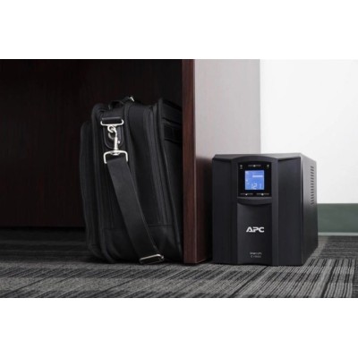 Джерело безперебійного живлення APC Smart-UPS C 1000VA/600W, LCD, USB, SmartConnect, 8xC13 (SMC1000IC)