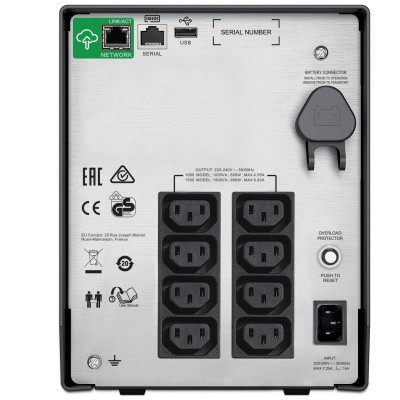 Джерело безперебійного живлення APC Smart-UPS C 1500VA/900W, LCD, USB, SmartConnect, 8xC13 (SMC1500IC)
