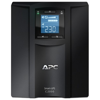 Джерело безперебійного живлення APC Smart-UPS C 2000VA/1600W, LCD, USB, 6xC13, 1xC19 (SMC2000I)