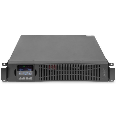 Джерело безперебійного живлення DIGITUS 1000VA/1000W, RTU2, LCD, RJ45, RS232, USB, 8xC13 (DN-170093)