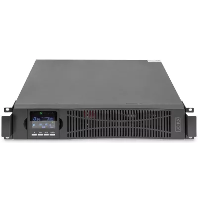 Джерело безперебійного живлення DIGITUS 1000VA/1000W, RTU2, LCD, RJ45, RS232, USB, 8xC13 (DN-170093)