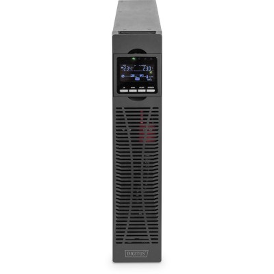 Джерело безперебійного живлення DIGITUS 1000VA/1000W, RTU2, LCD, RJ45, RS232, USB, 8xC13 (DN-170093)