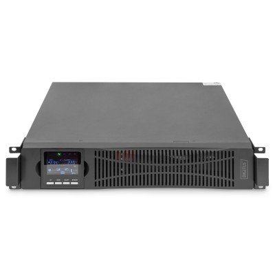 Джерело безперебійного живлення DIGITUS 1500VA/1500W, RTU2, LCD, RJ45, RS232, USB, 8xC13 (DN-170094)