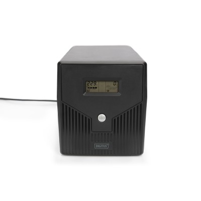 Джерело безперебійного живлення DIGITUS 1500VA/900W, LCD, RJ45, RS232, USB, 4xSchuko (DN-170075)
