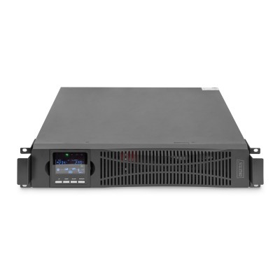 Джерело безперебійного живлення DIGITUS 3000VA/3000W, RTU2, LCD, RJ45, RS232, USB, 8xC13+1xC19 (DN-170096)