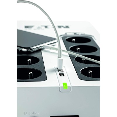 Джерело безперебійного живлення Eaton 3S, 850VA/510W, LED, USB, 8xSchuko (3S850D)