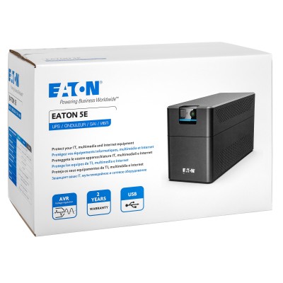 Джерело безперебійного живлення Eaton 5E G2, 1600VA/900W, USB, 6xC13 (5E1600UI)