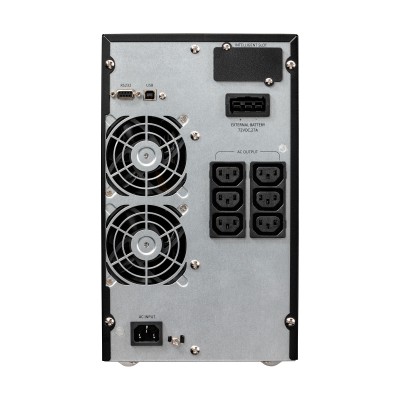 Джерело безперебійного живлення Eaton 9E, 2000VA/1600W, LCD, USB, RS232, 6xC13 (9E2000I)