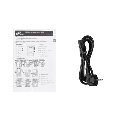 Джерело безперебійного живлення FSP FP1500, 1500VA/900W, LED, 6xC13 (PPF9000525)