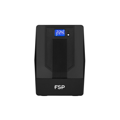 Джерело безперебійного живлення FSP iFP1500, 1500VA/900W, LCD, USB, 4xSchuko (PPF9003105)