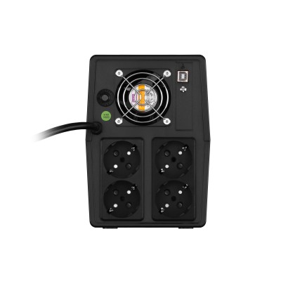 Джерело безперебійного живлення FSP iFP1500, 1500VA/900W, LCD, USB, 4xSchuko (PPF9003105)