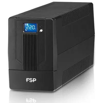 Джерело безперебійного живлення FSP iFP650, 650VA/360W, LCD, USB, 2xSchuko (PPF3602800)