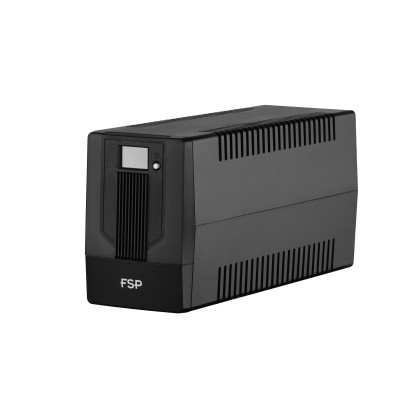 Джерело безперебійного живлення FSP iFP650, 650VA/360W, LCD, USB, 2xSchuko (PPF3602800)