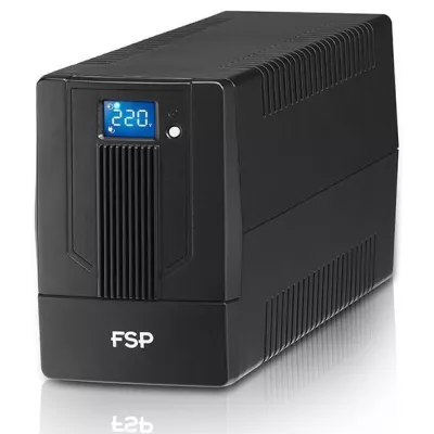 Джерело безперебійного живлення FSP iFP800, 800VA/480W, LCD, USB, 2xSchuko (PPF4802003)