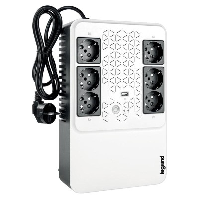Джерело безперебійного живлення Legrand Keor Multiplug, 800VA/480W, USB, 6хSchuko, USB (310082)