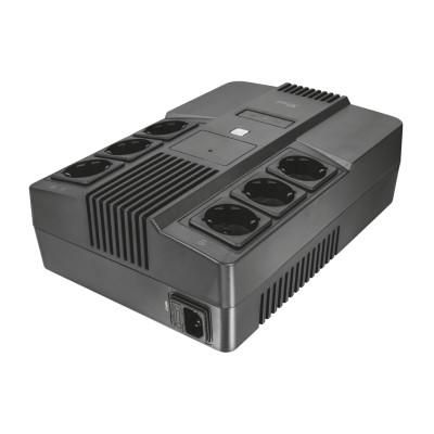 Джерело безперебійного живлення Trust Maxxon 800VA UPS with 6 standard wall power outlets BLACK (23326_TRUST)