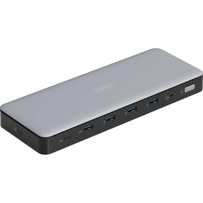 Док-станція DIGITUS USB-C > 3xHDMI/2xDP/4xUSB-A/USB-C/RJ54/DC/Audio Док-станція DIGITUS USB-C > 3xHDMI/2xDP/4xUSB-A/USB-C/RJ54/DC/Audio