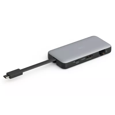 Док-станція DIGITUS USB-C > HDMI/2xUSB-A/USB-C/SD/MicroSD/RJ54, Travel