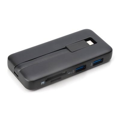 Док-станція DIGITUS USB-C > HDMI/2xUSB-A/USB-C/SD/MicroSD/RJ54, Travel