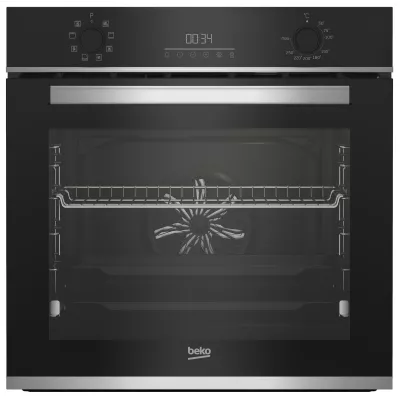 Духова шафа Beko електрична, 72л, A, дисплей, конвекція, чорний (BBIM13300XD)