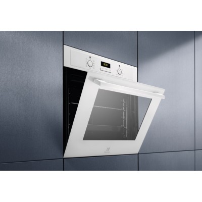 Духова шафа Electrolux електрична, 65л, A, дисплей, конвекція, білий (EOF3H40BW)