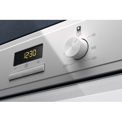 Духова шафа Electrolux електрична, 65л, A, дисплей, конвекція, білий (EOF3H40BW)