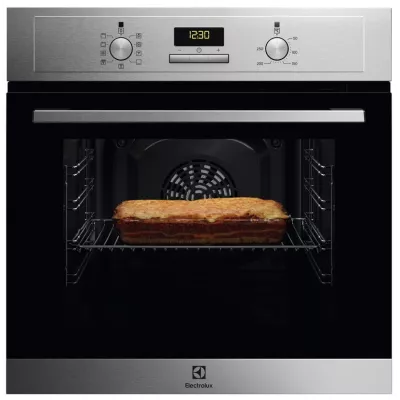 Духова шафа Electrolux електрична, 65л, A, дисплей, конвекція, нерж (EOF3H40BX)