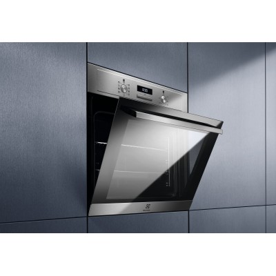 Духова шафа Electrolux електрична, 65л, A, дисплей, конвекція, нерж (EOF3H40BX) Духова шафа Electrolux електрична, 65л, A, дисплей, конвекція, нерж (EOF3H40BX)