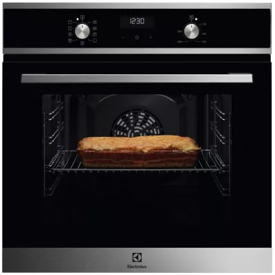 Духова шафа Electrolux електрична, 65л, A, дисплей, конвекція, чорний (EOF5H40BX)