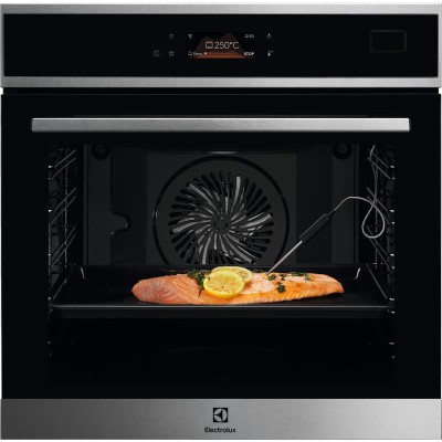 Духова шафа Electrolux електрична, 70л, А++, пара, дисплей, конвекція, ф-ція пароварки, телескопічні напрямні, чорний (EOB8S39WX
