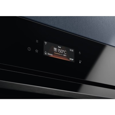 Духова шафа Electrolux електрична, 70л, А++, пара, дисплей, конвекція, ф-ція пароварки, чорний (LOB8S39WZ)