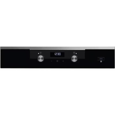 Духова шафа Electrolux електрична, 72л, A, пара, дисплей, конвекція, телескопічні напрямні, чорний (KODEF70X)