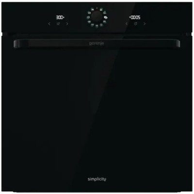 Духова шафа Gorenje електрична, 77л, A, пара, дисплей, макс.темпер.-300, чорний (BOS67371SYB)